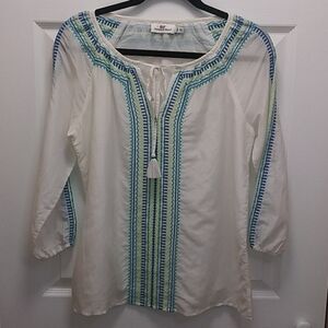 Vineyard‎ Vines Embroidered Tunic Top